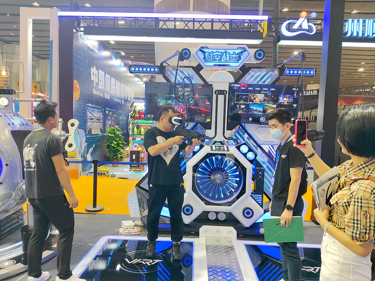 vr arcade shooting game 2 player