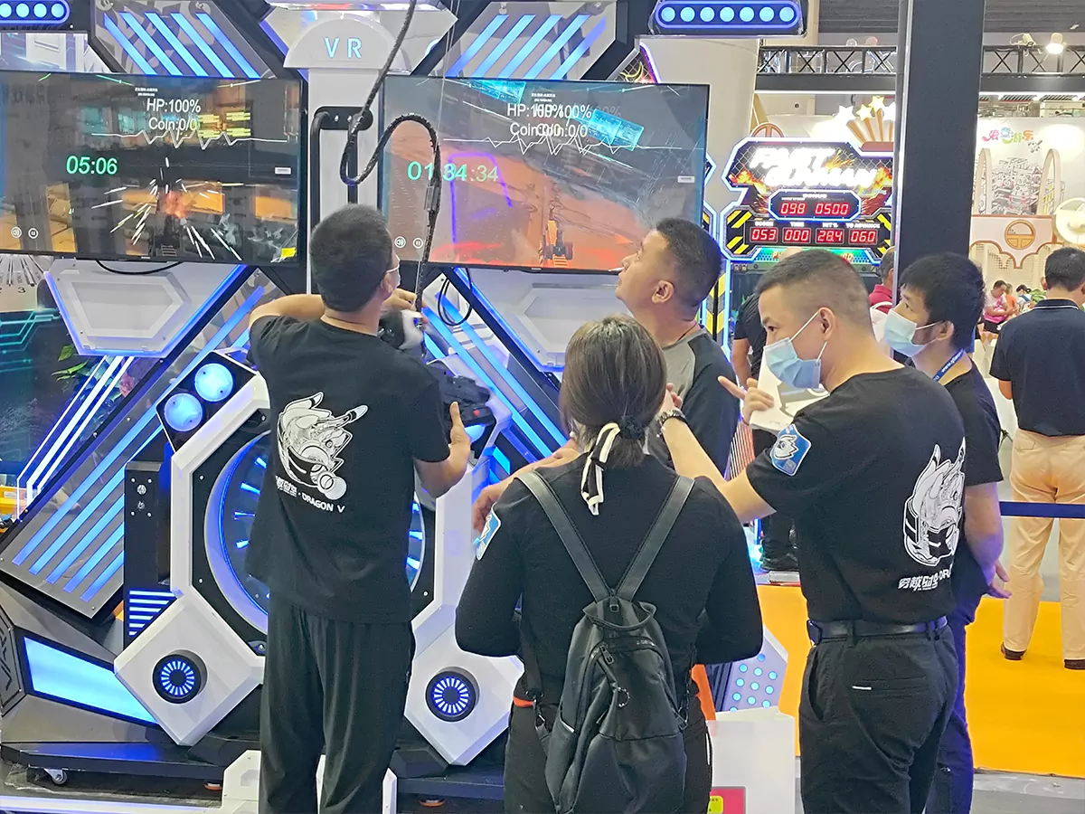 vr arcade shooting game 2 player