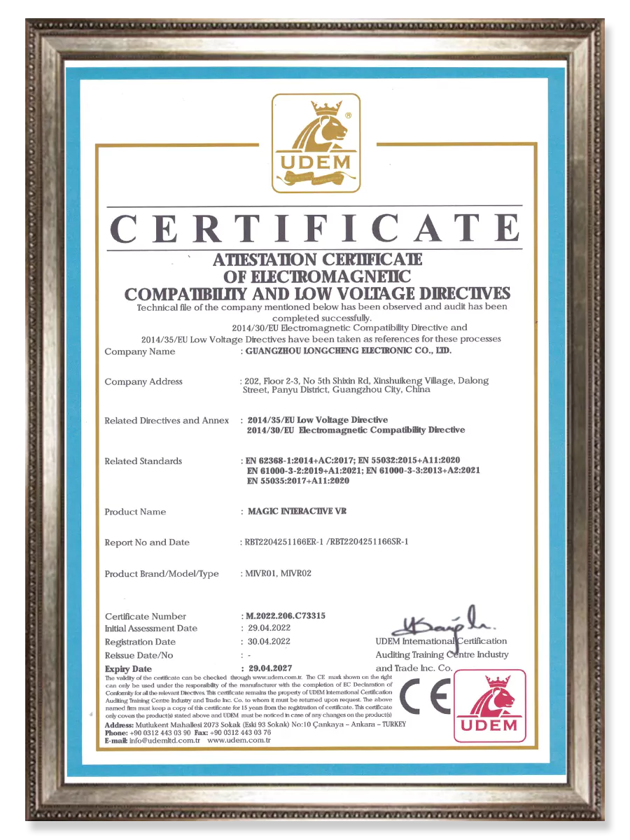 Vart certificate