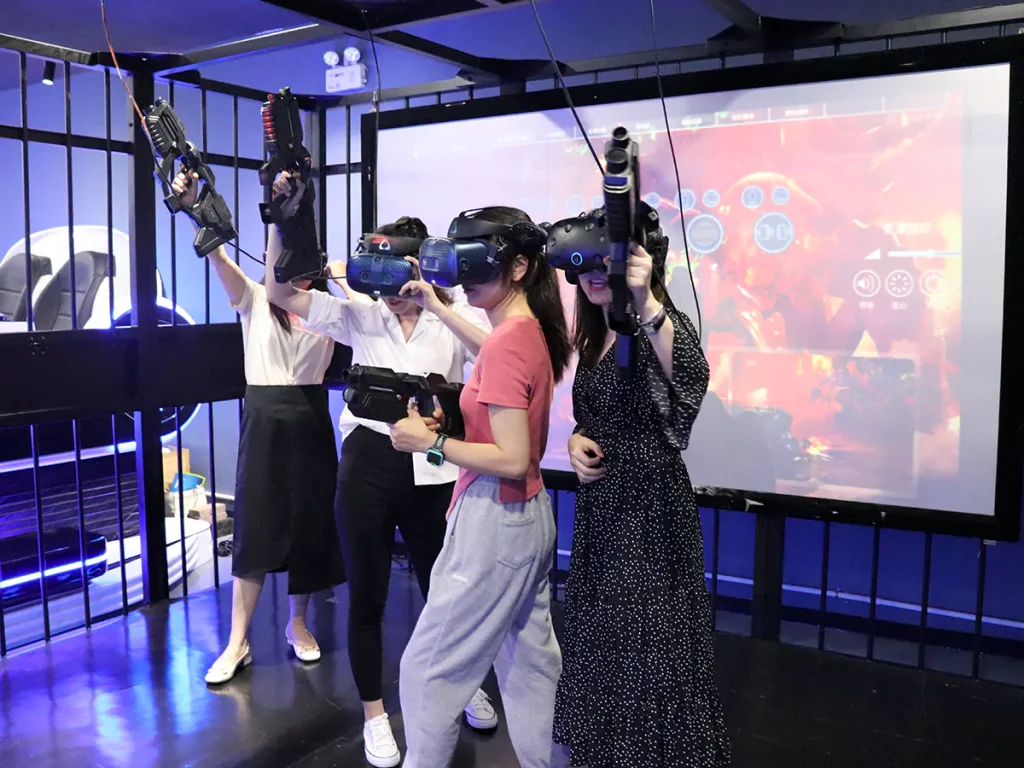 VR shooting area
